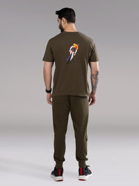 NA0478-OLIVE-Men Tee Shirt