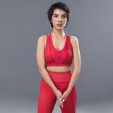 Extra Mile Sports Bra (NA0062)-Red